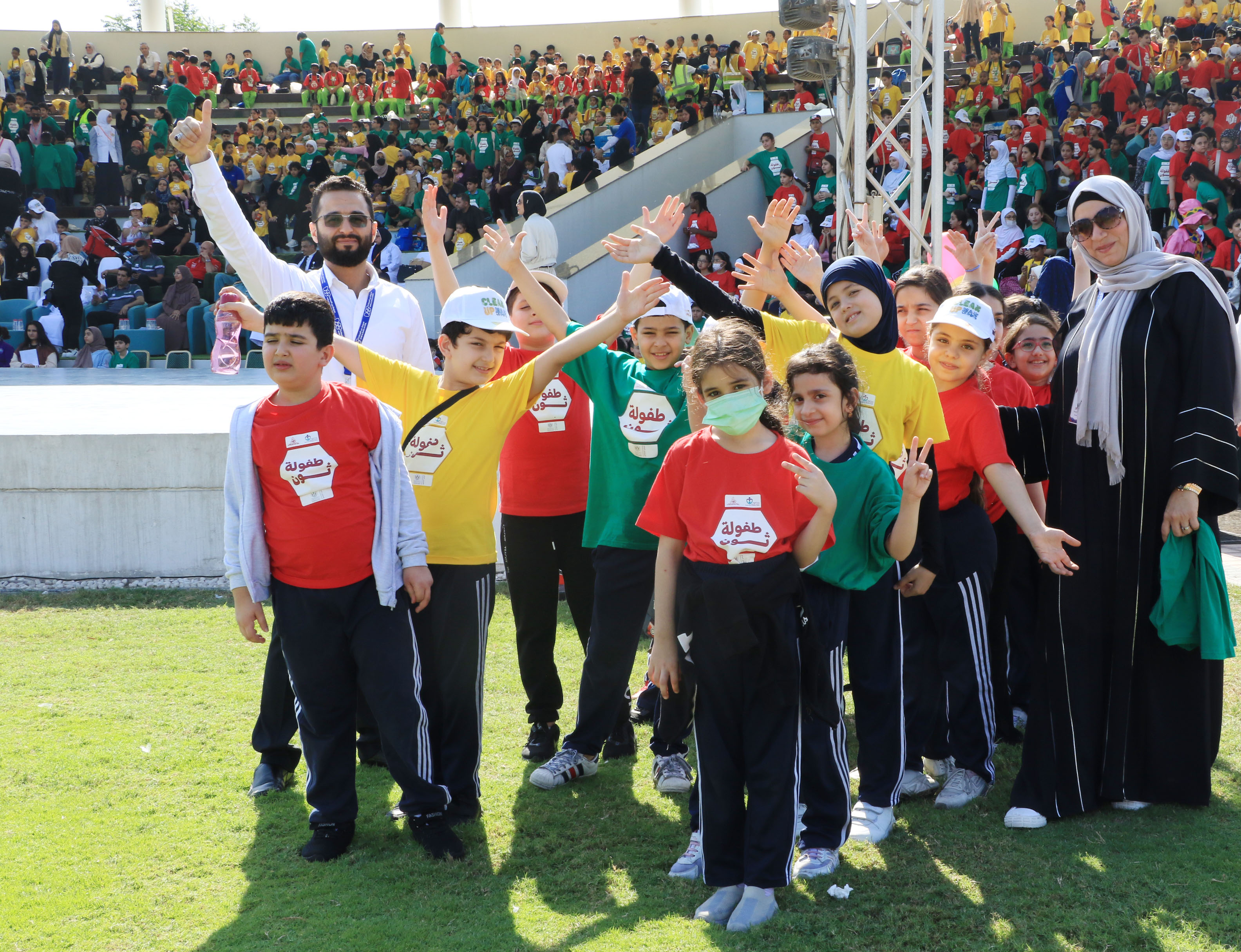 2500 MALE AND FEMALE STUDENTS PARTICIPATE IN (CHILDHOOD THON 4)